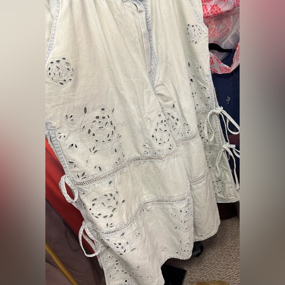 NWT Free People We The Free Day Break Jeans - bright spot sky blue - Large - Picture 8 of 10